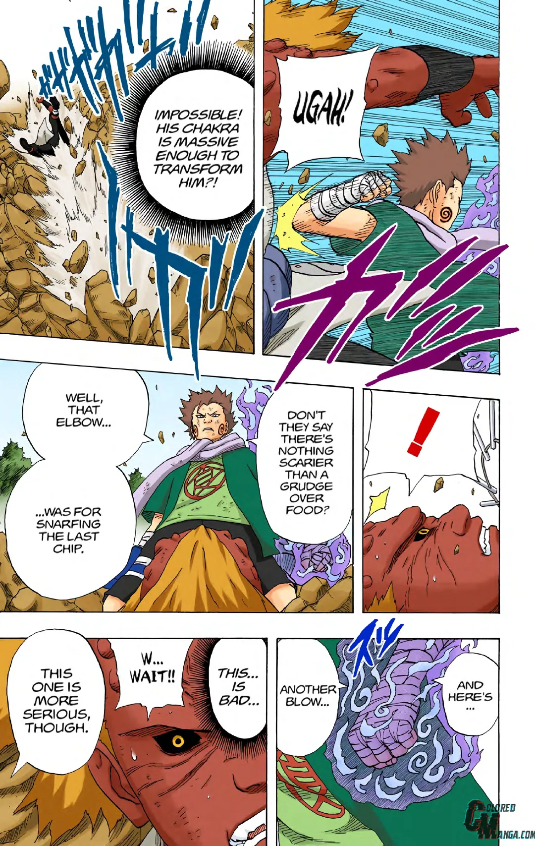 Naruto color volume 21 page 196