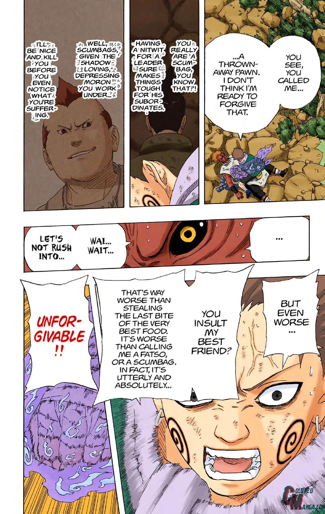 Naruto color volume 21 page 197