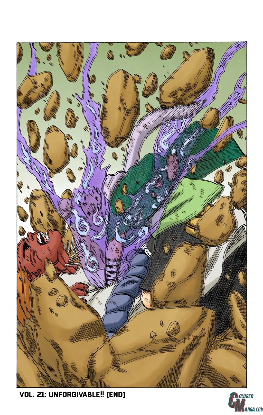 Naruto color volume 21 page 198