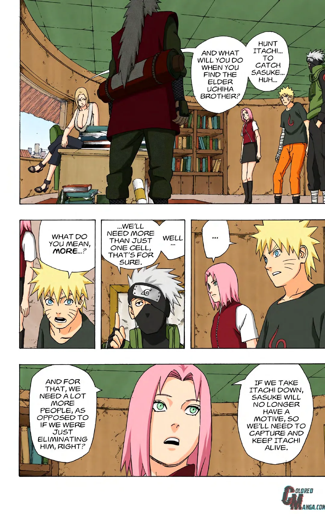Naruto color volume 39 page 79