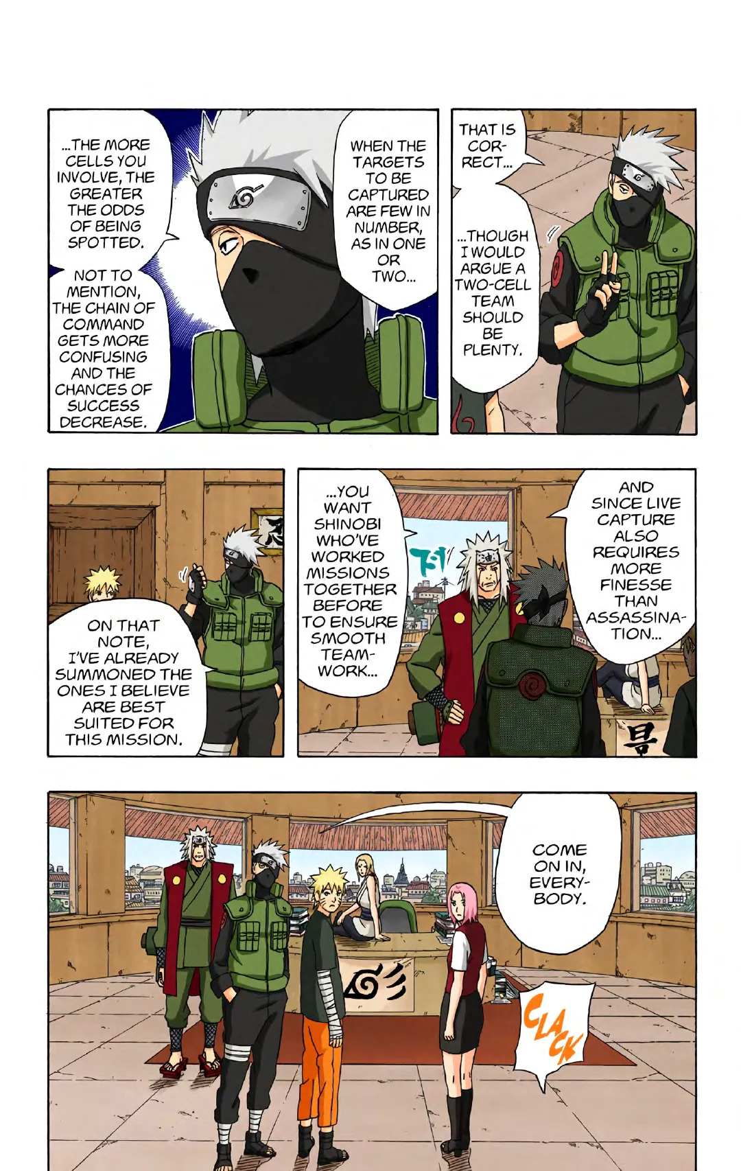 Naruto color volume 39 page 80