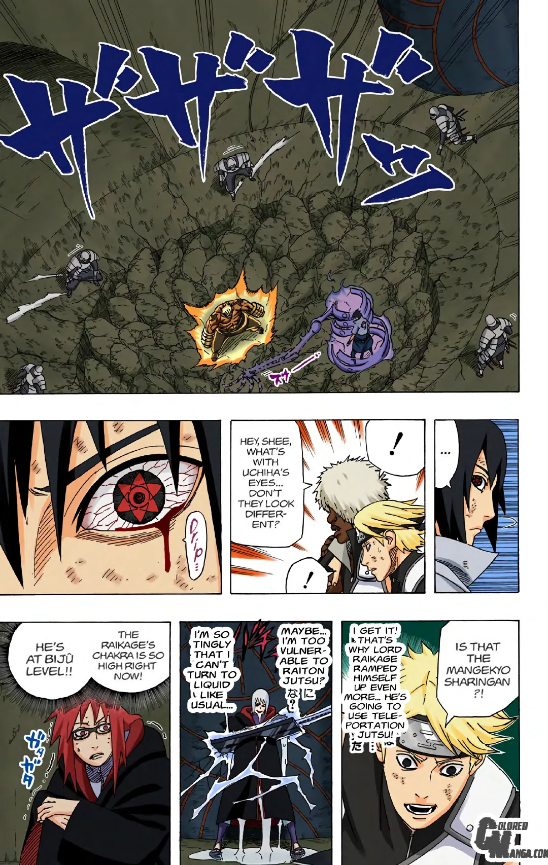 Naruto color volume 49 page 167