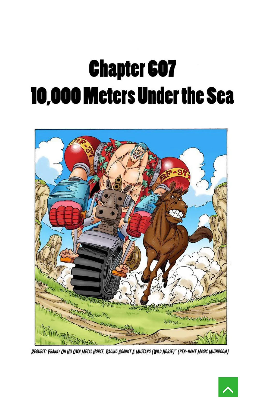 One Piece color manga Chapter 607 — Fish-Man Island