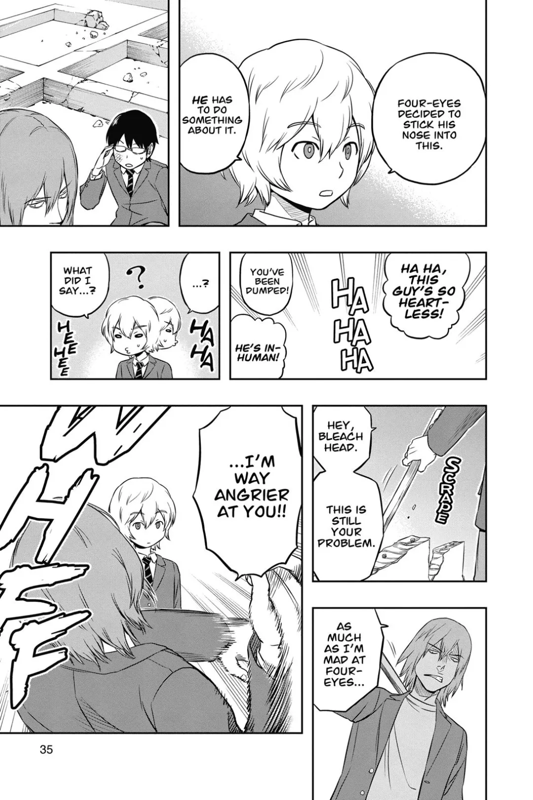 World Trigger color chapter 1 page 34