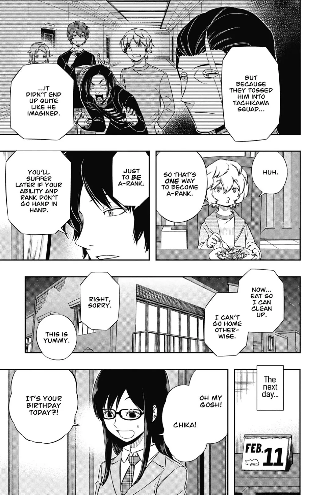 World Trigger color chapter 110 page 5