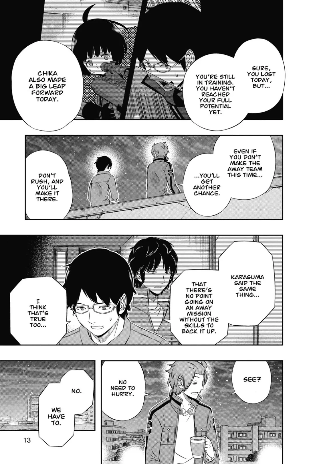 World Trigger color chapter 116 page 12