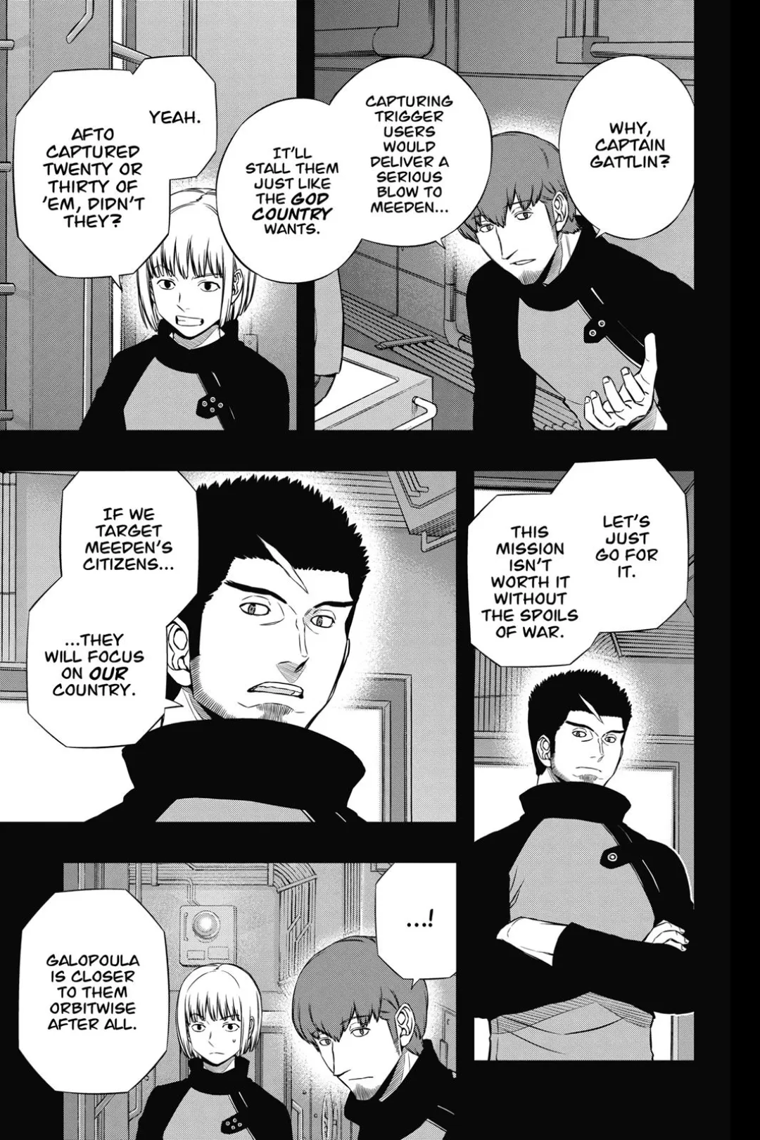 World Trigger color chapter 121 page 5