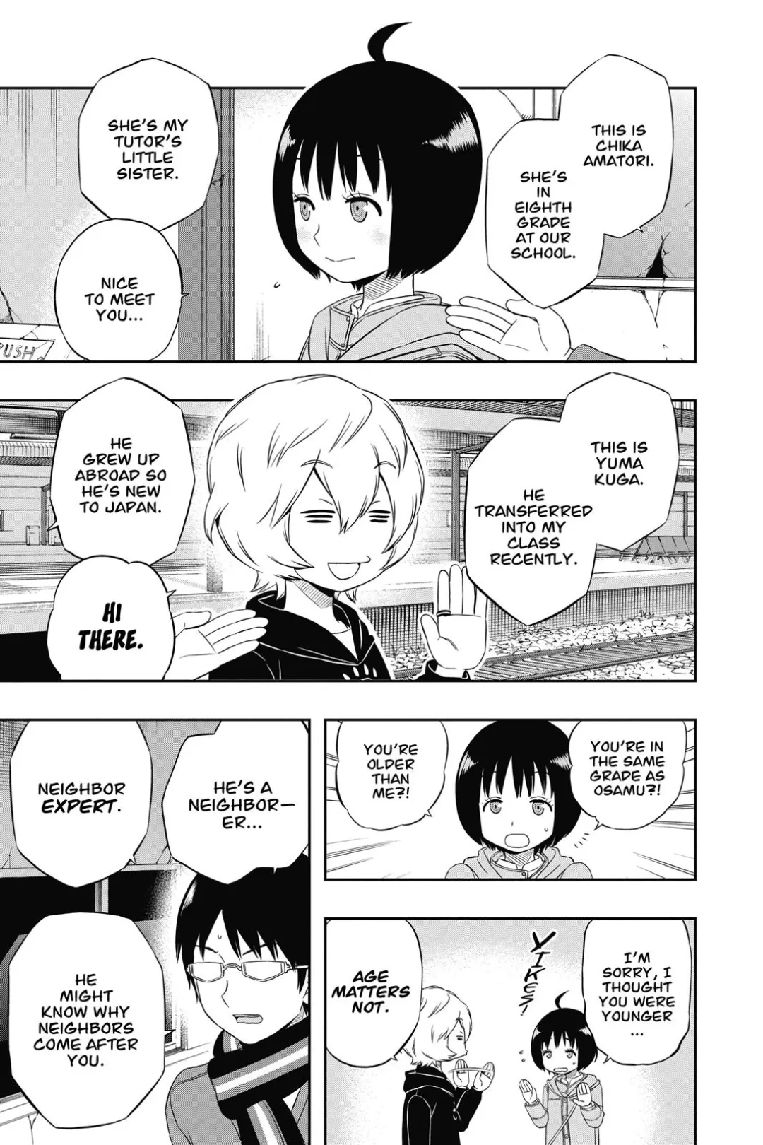 World Trigger color chapter 13 page 3