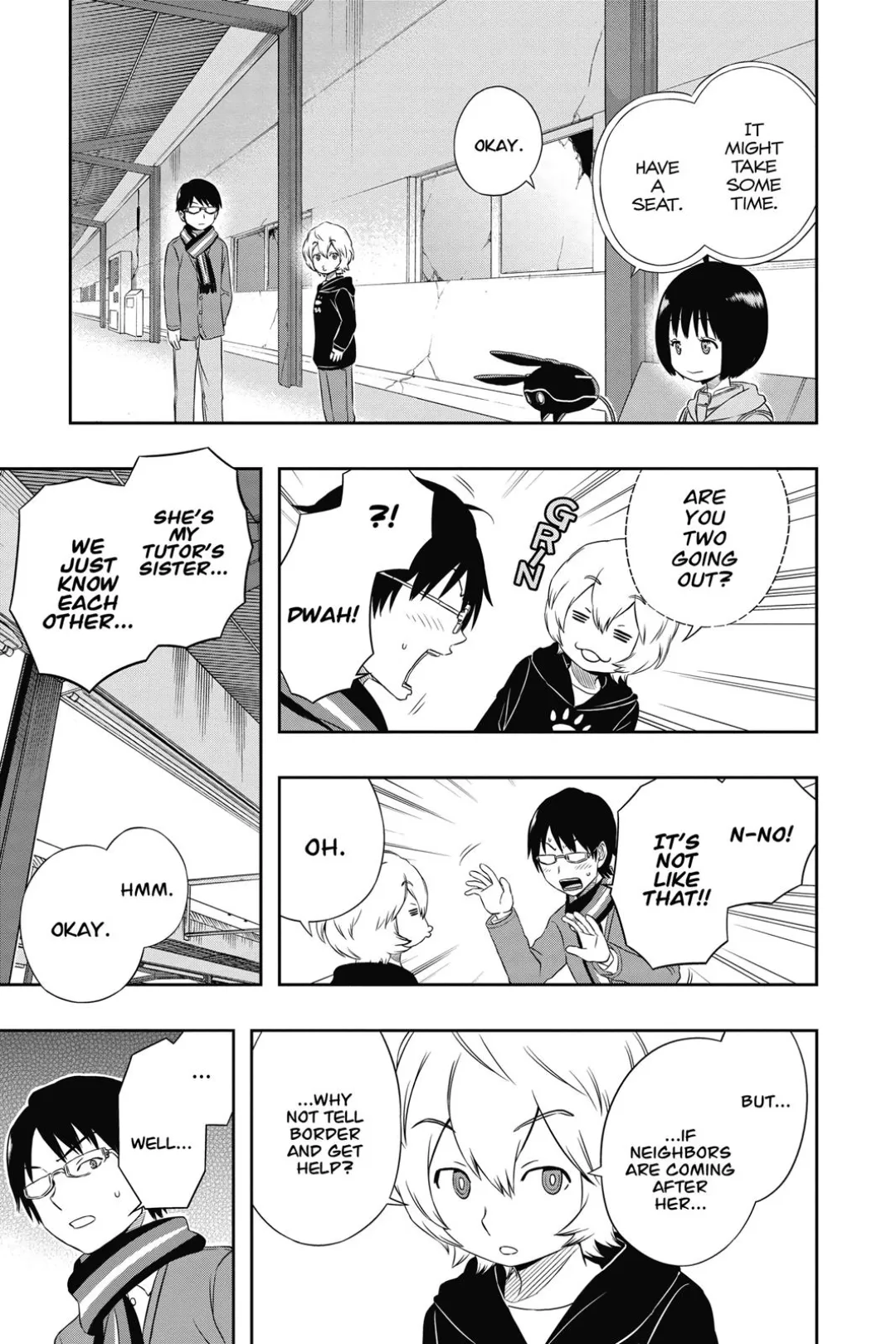 World Trigger color chapter 13 page 9
