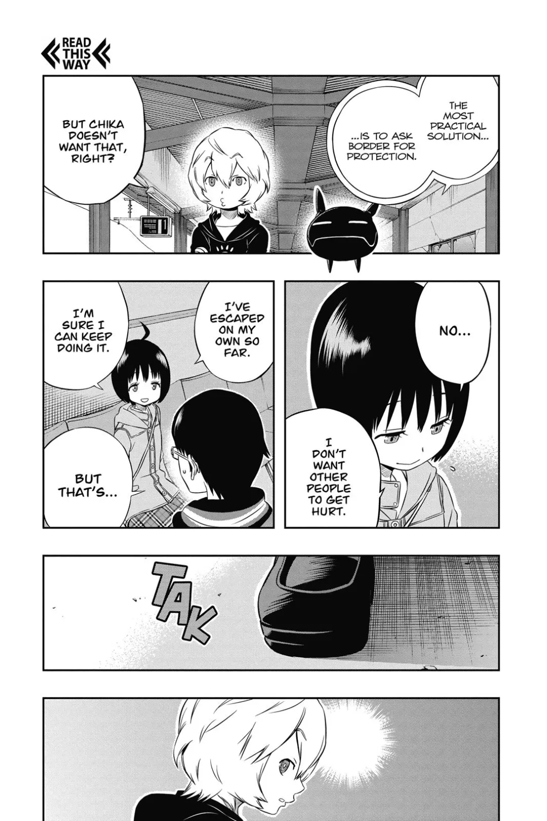 World Trigger color chapter 13 page 17