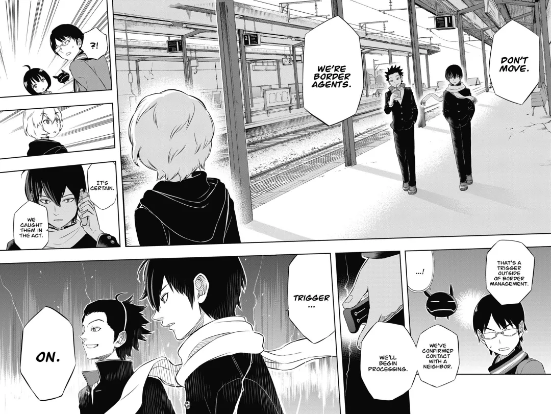 World Trigger color chapter 13 page 18