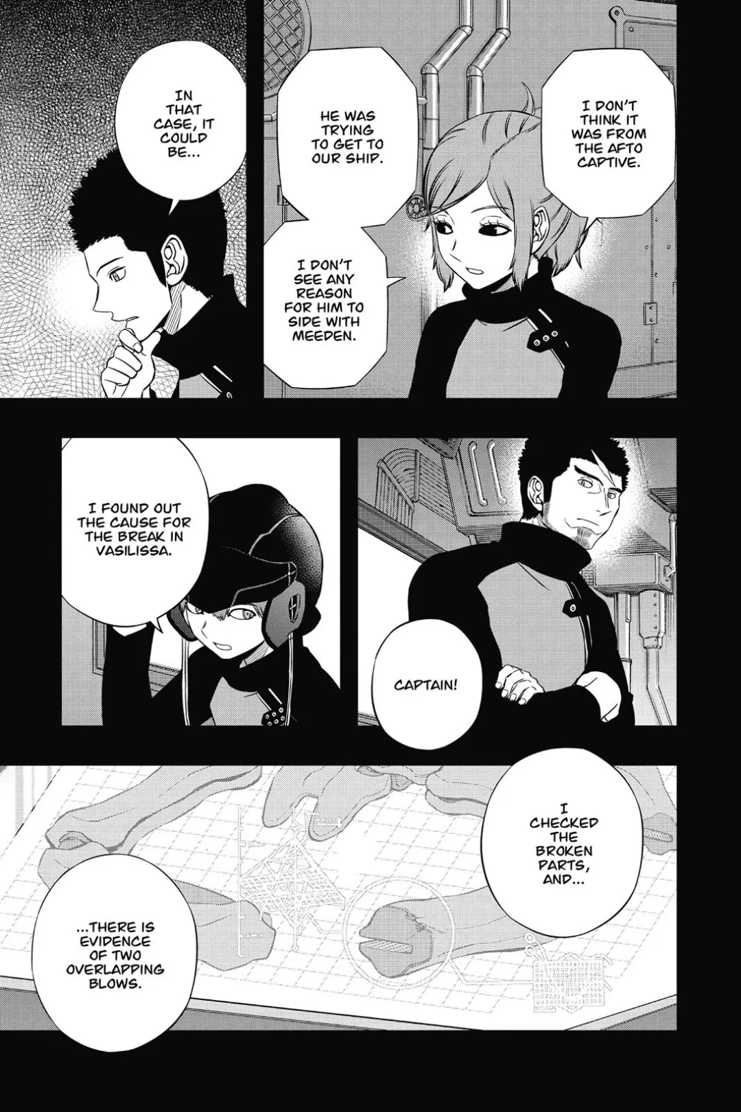 World Trigger color chapter 136 page 9