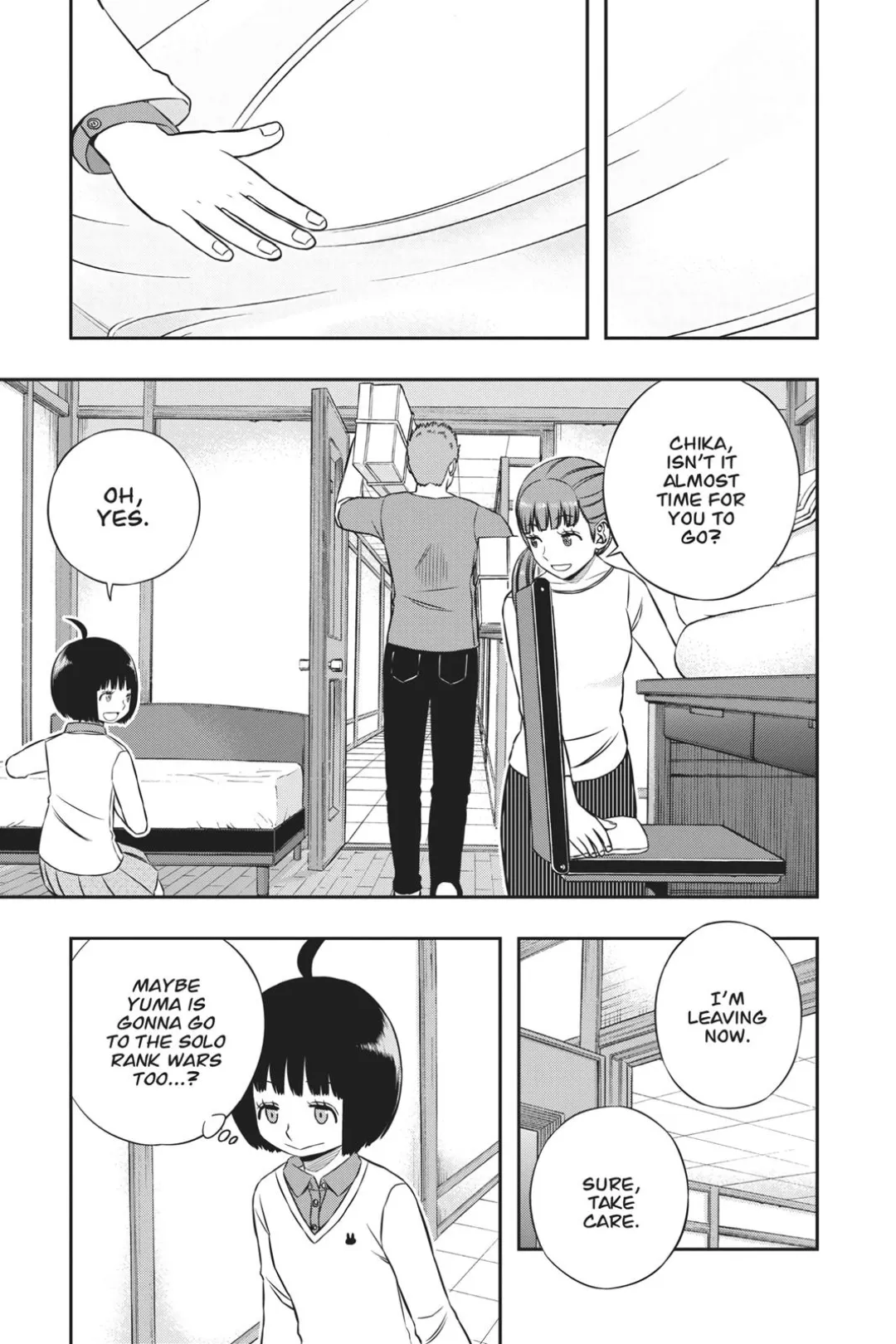 World Trigger color chapter 161 page 24