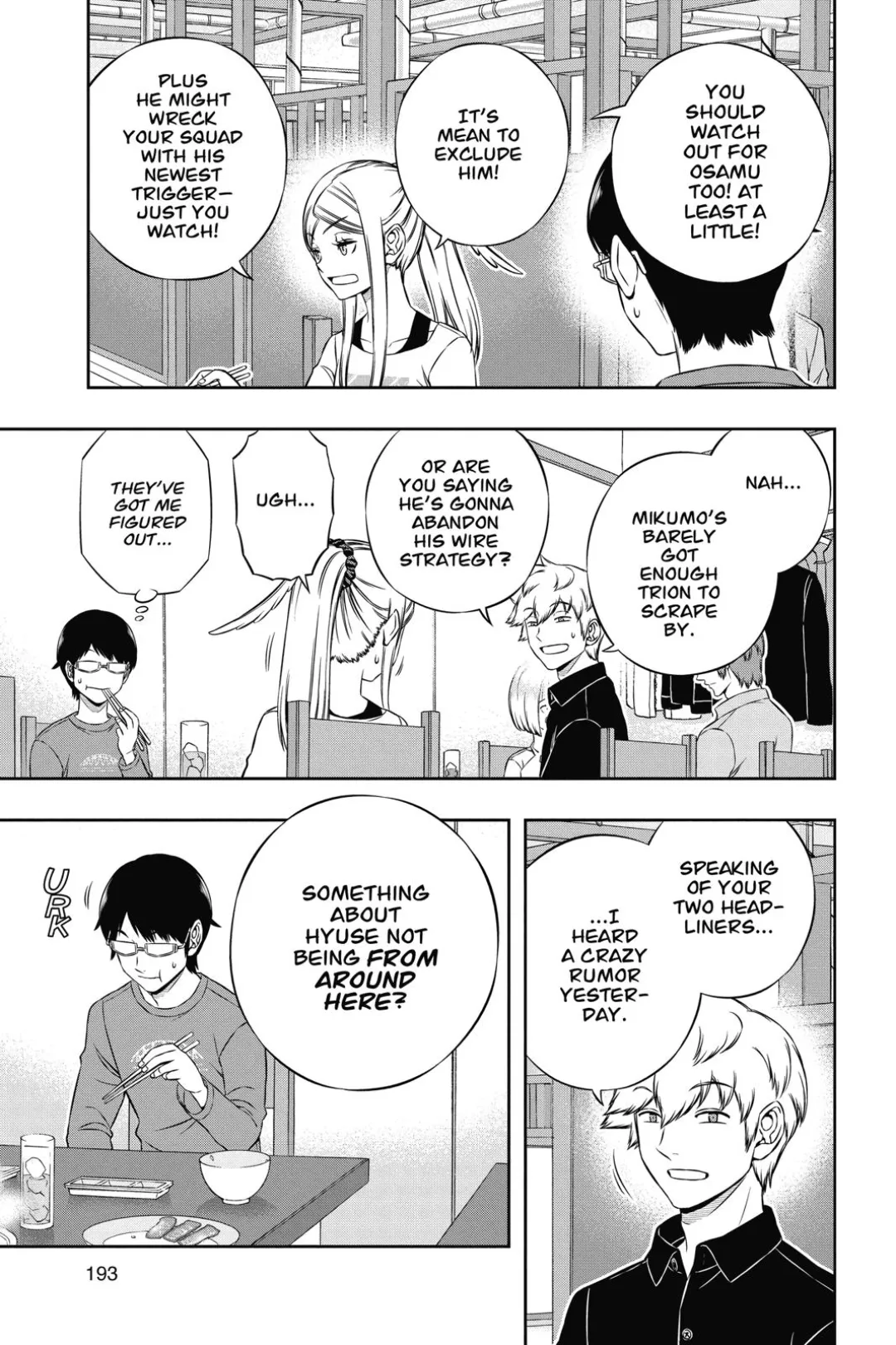 World Trigger color chapter 178 page 9