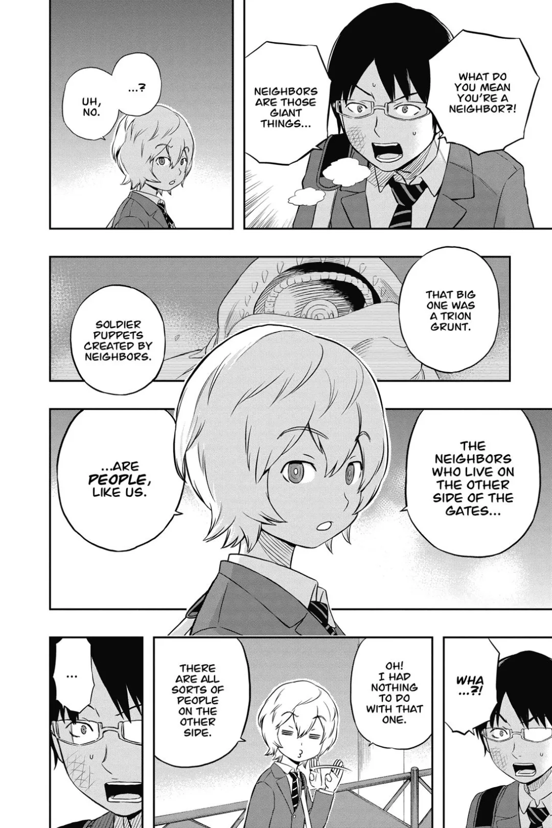 World Trigger color chapter 2 page 4