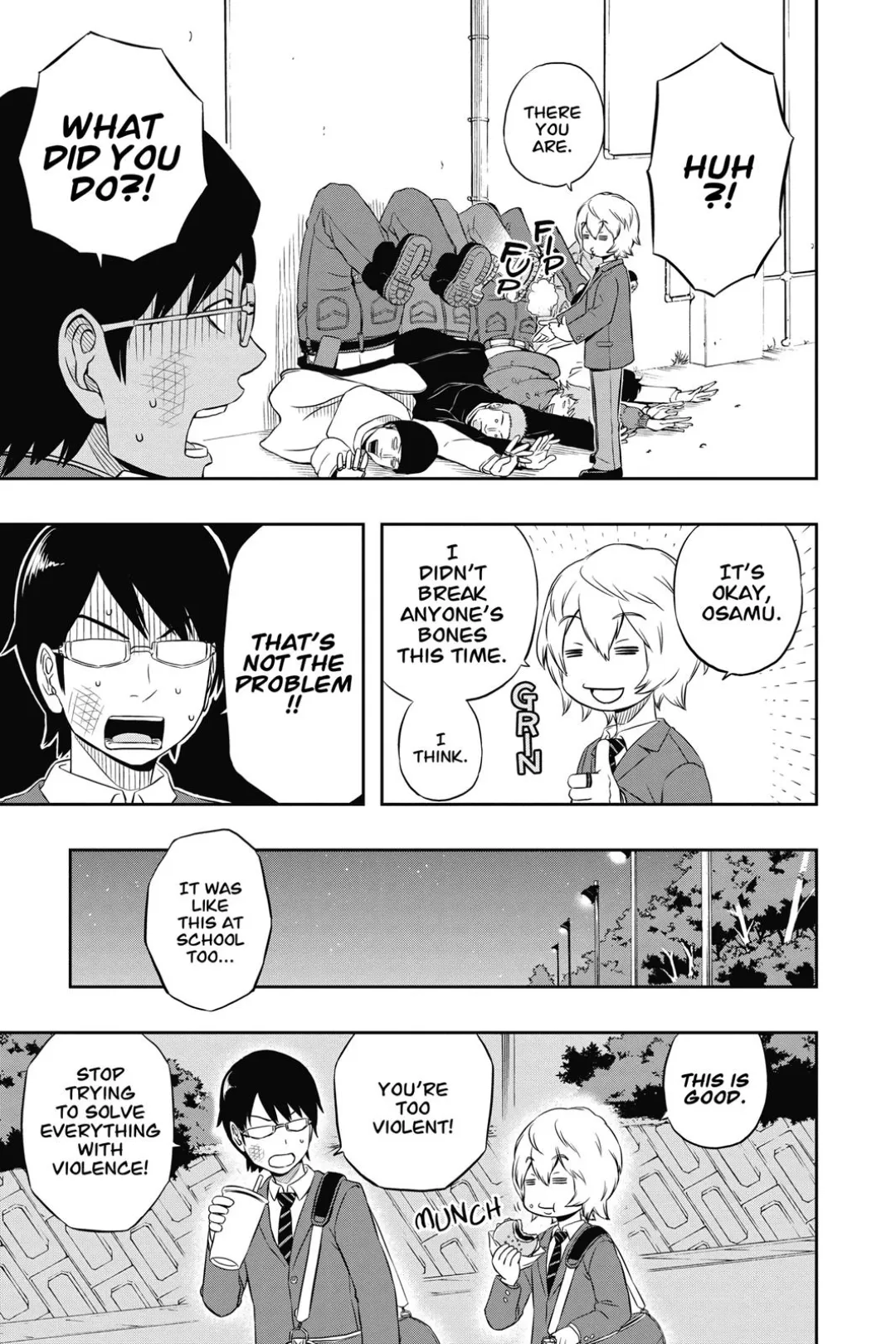 World Trigger color chapter 2 page 19