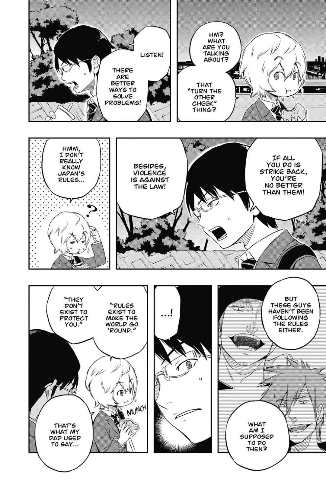 World Trigger color chapter 2 page 20