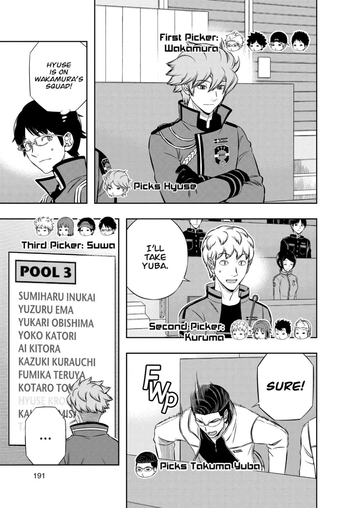 World Trigger color chapter 205 page 5