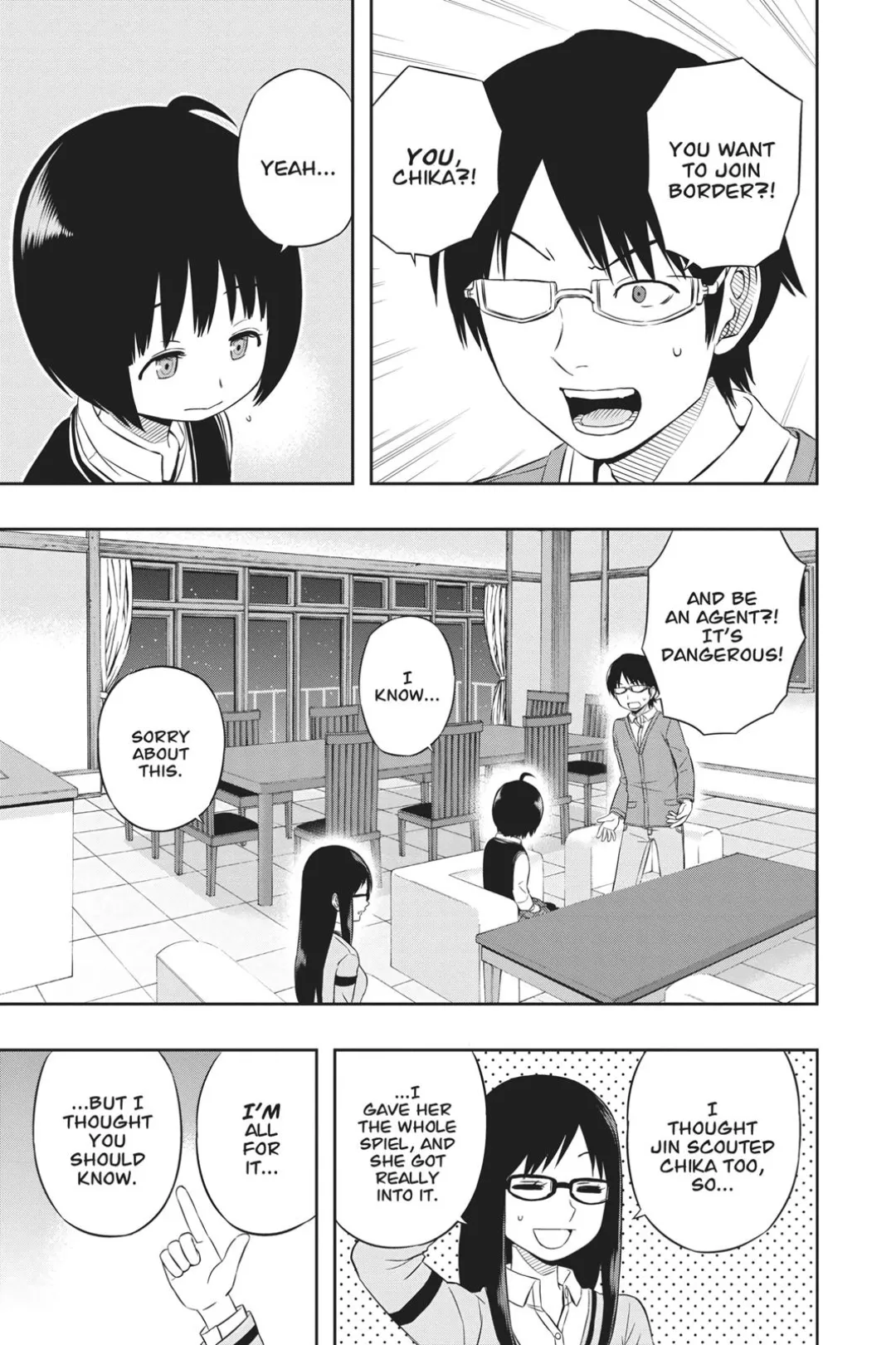 World Trigger color chapter 21 page 3