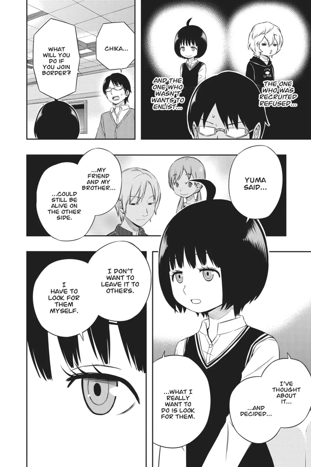 World Trigger color chapter 21 page 4