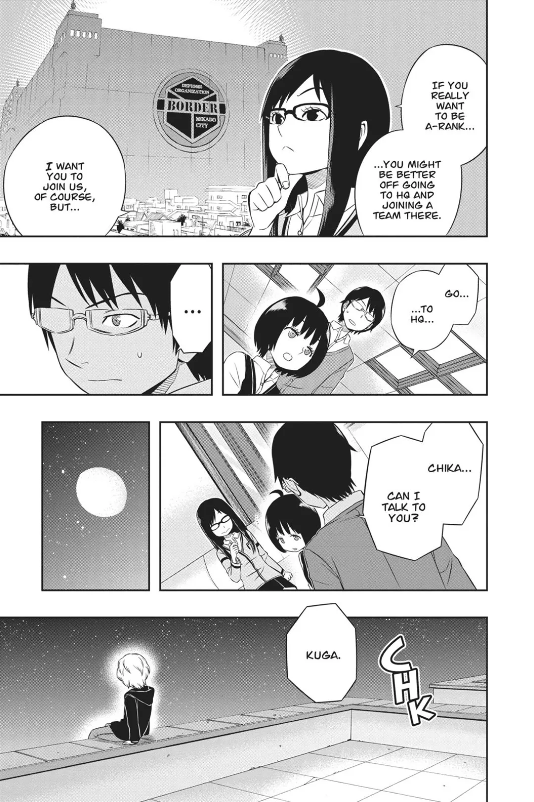 World Trigger color chapter 21 page 7