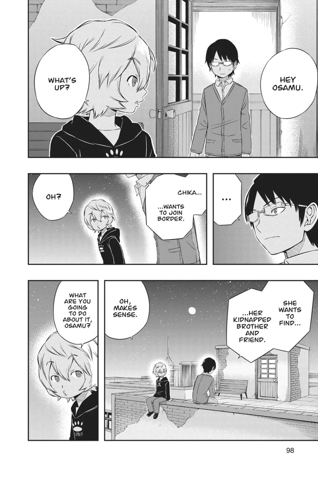 World Trigger color chapter 21 page 8