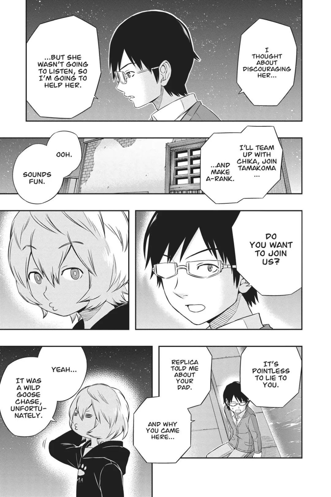 World Trigger color chapter 21 page 9