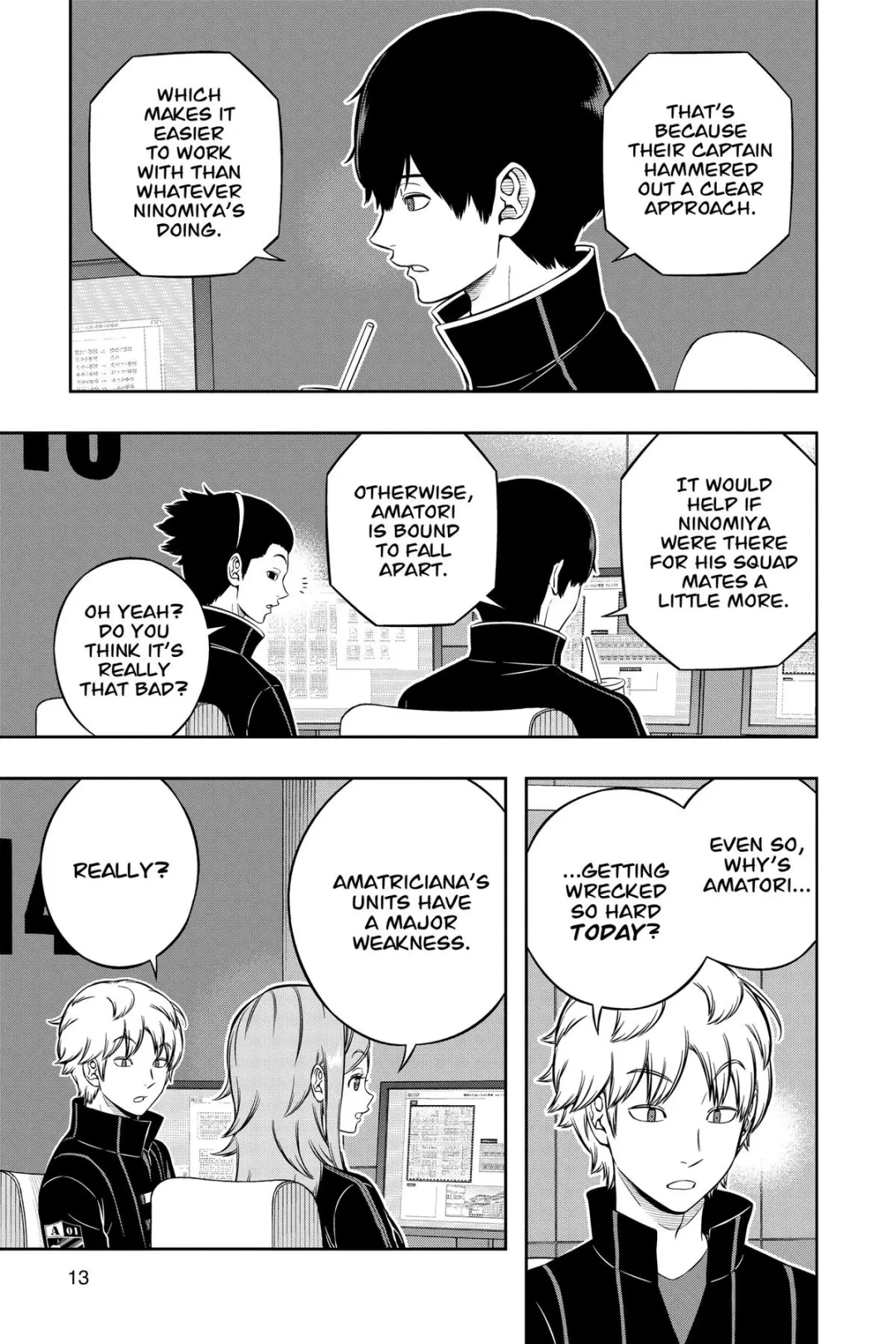 World Trigger color chapter 232 page 14