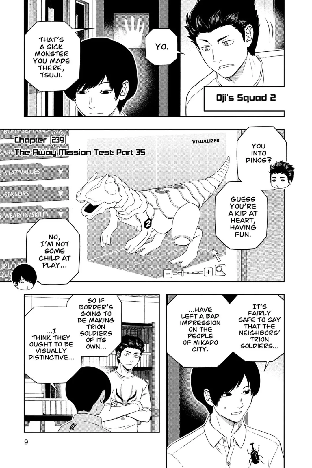 World Trigger color chapter 239 page 10