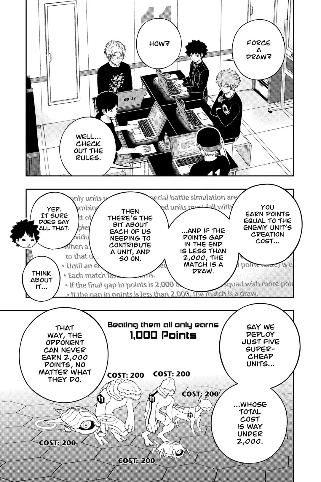 World Trigger color chapter 239 page 32