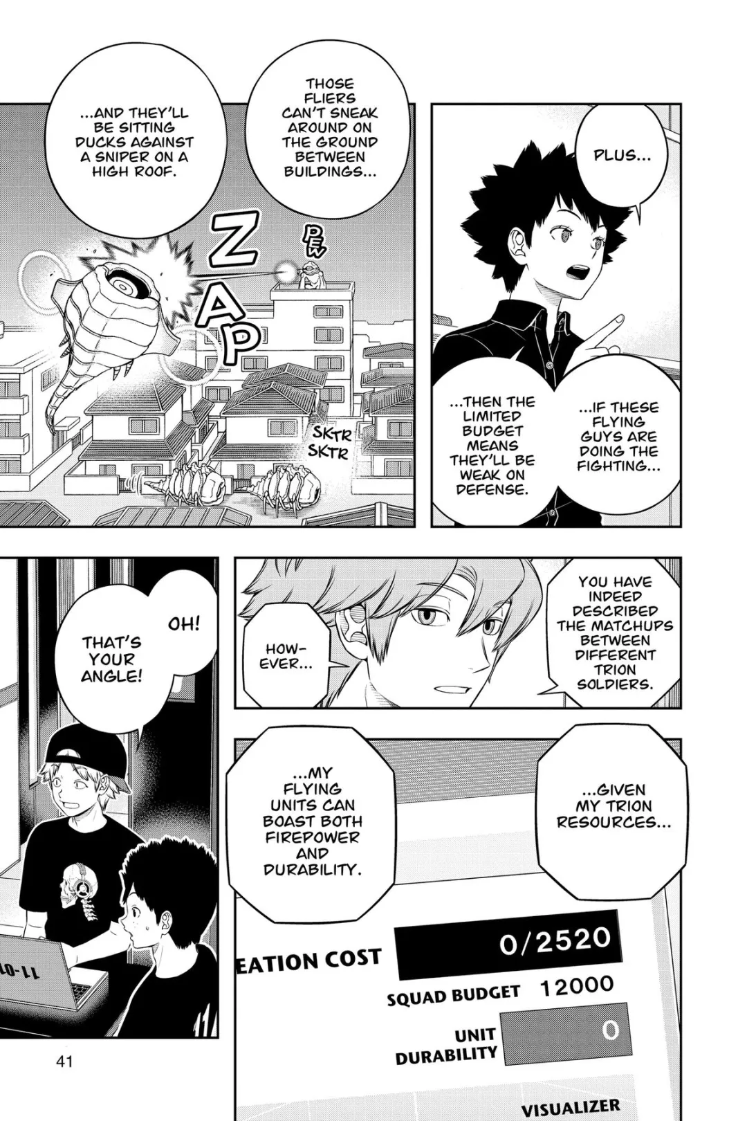 World Trigger color chapter 239 page 42