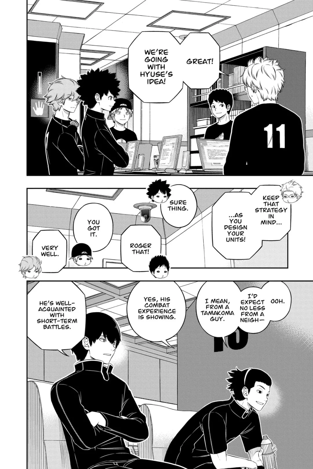 World Trigger color chapter 239 page 45