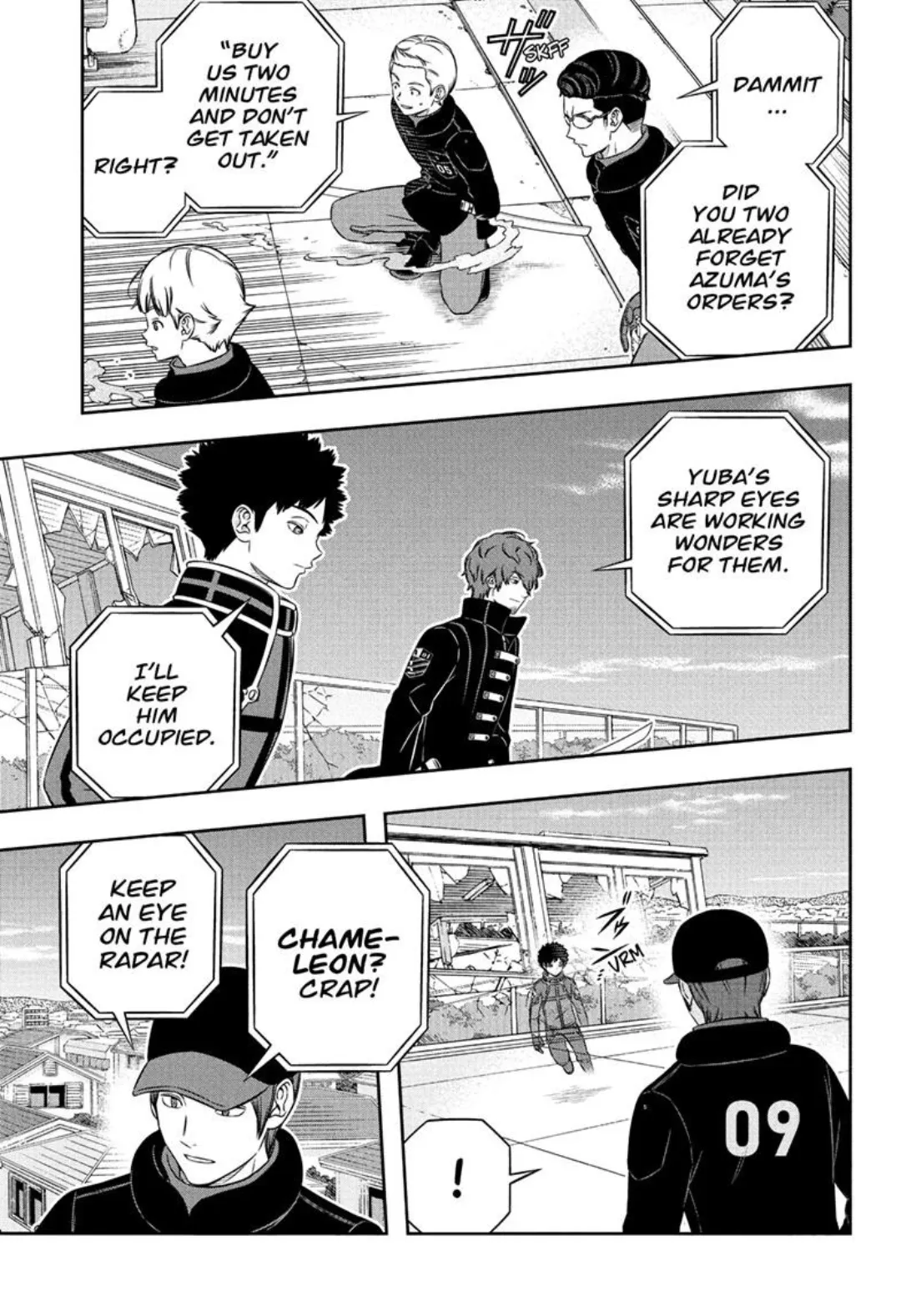 World Trigger color chapter 261 page 9