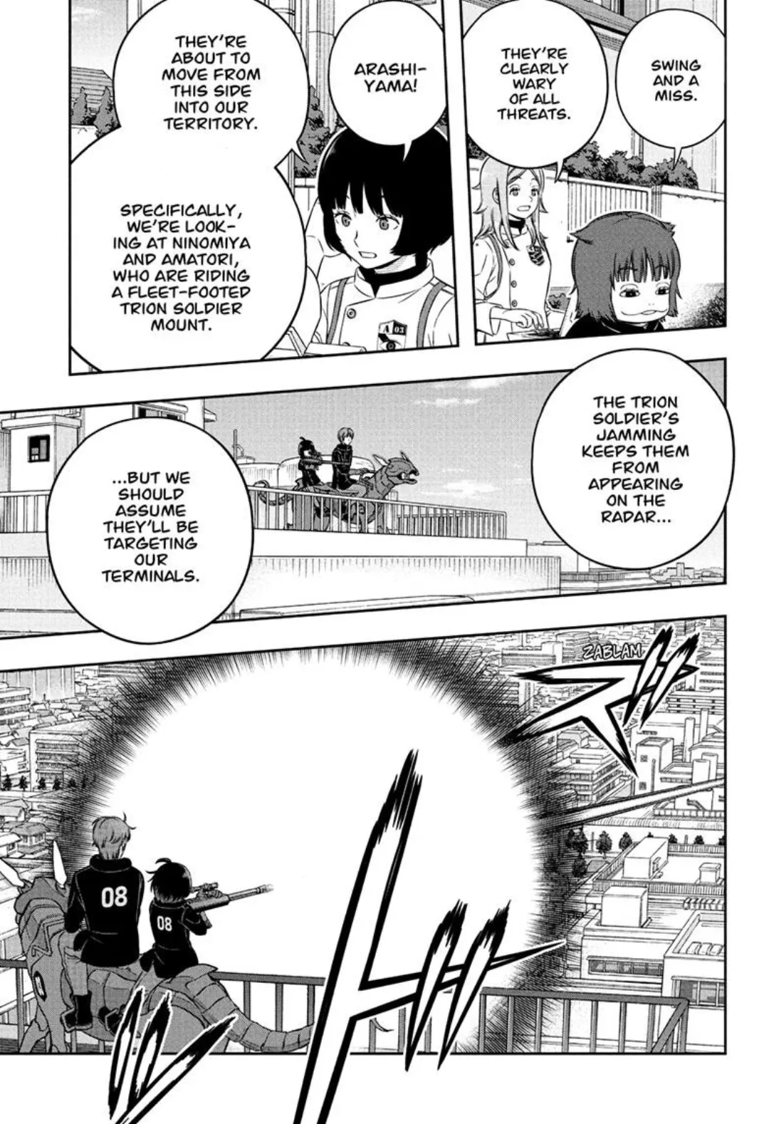 World Trigger color chapter 261 page 33