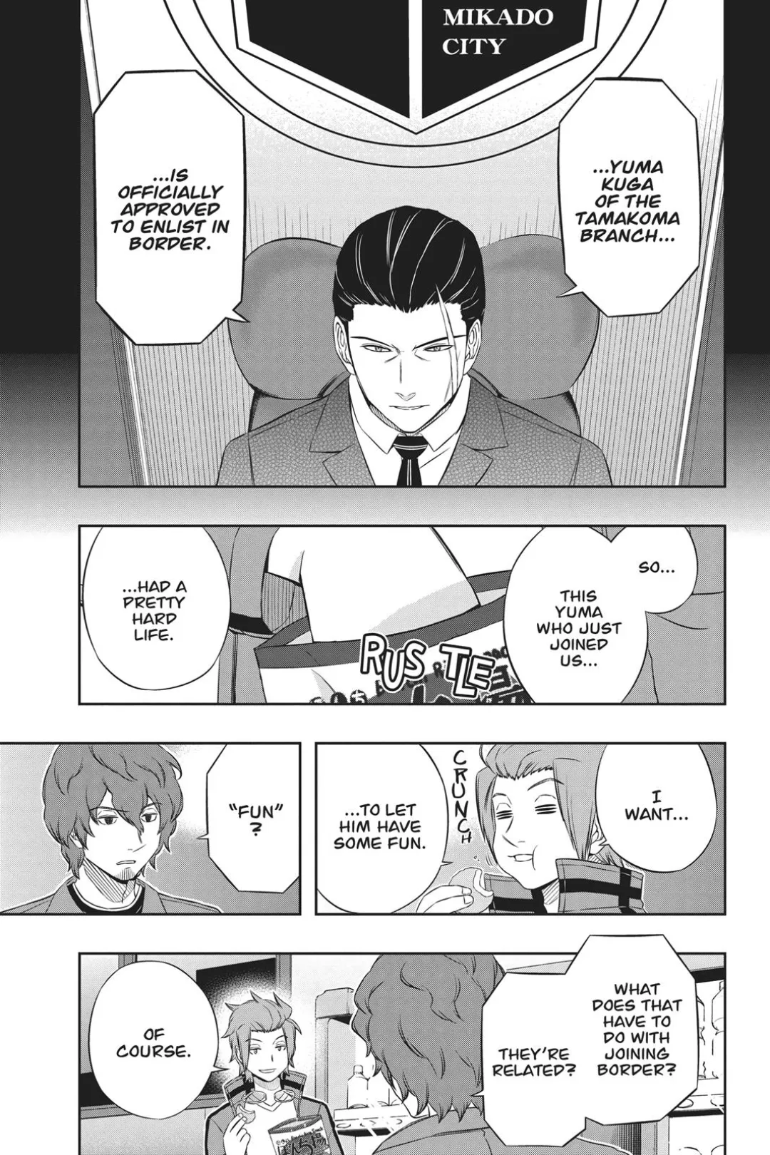 World Trigger color chapter 32 page 7