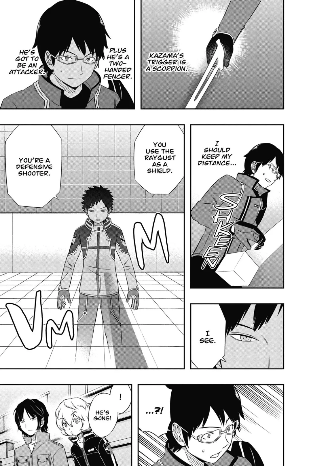 World Trigger color chapter 35 page 14