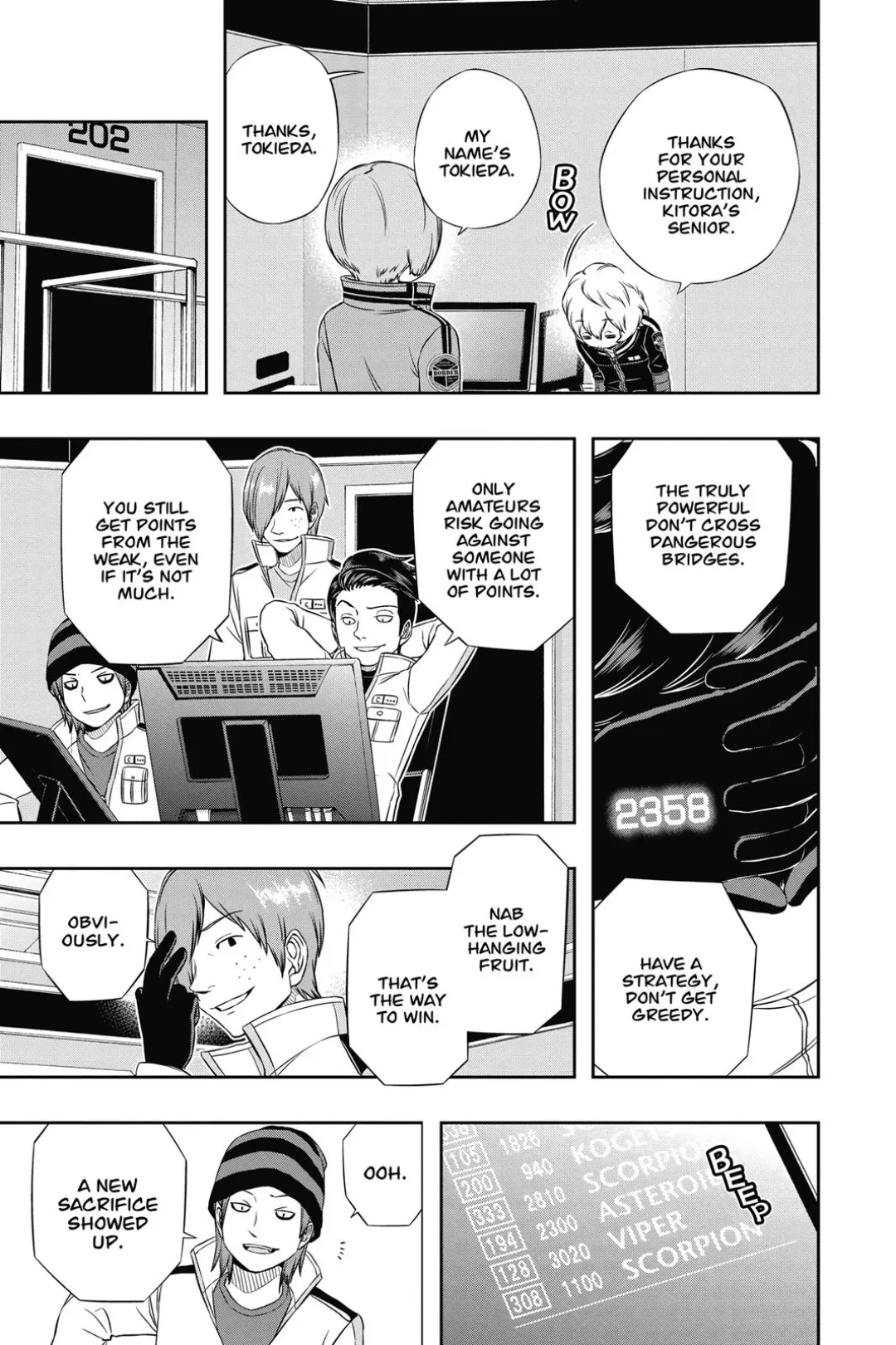 World Trigger color chapter 38 page 5