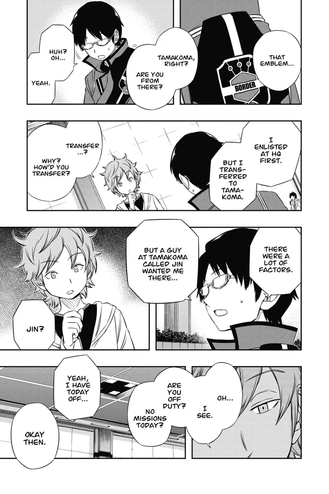 World Trigger color chapter 39 page 3
