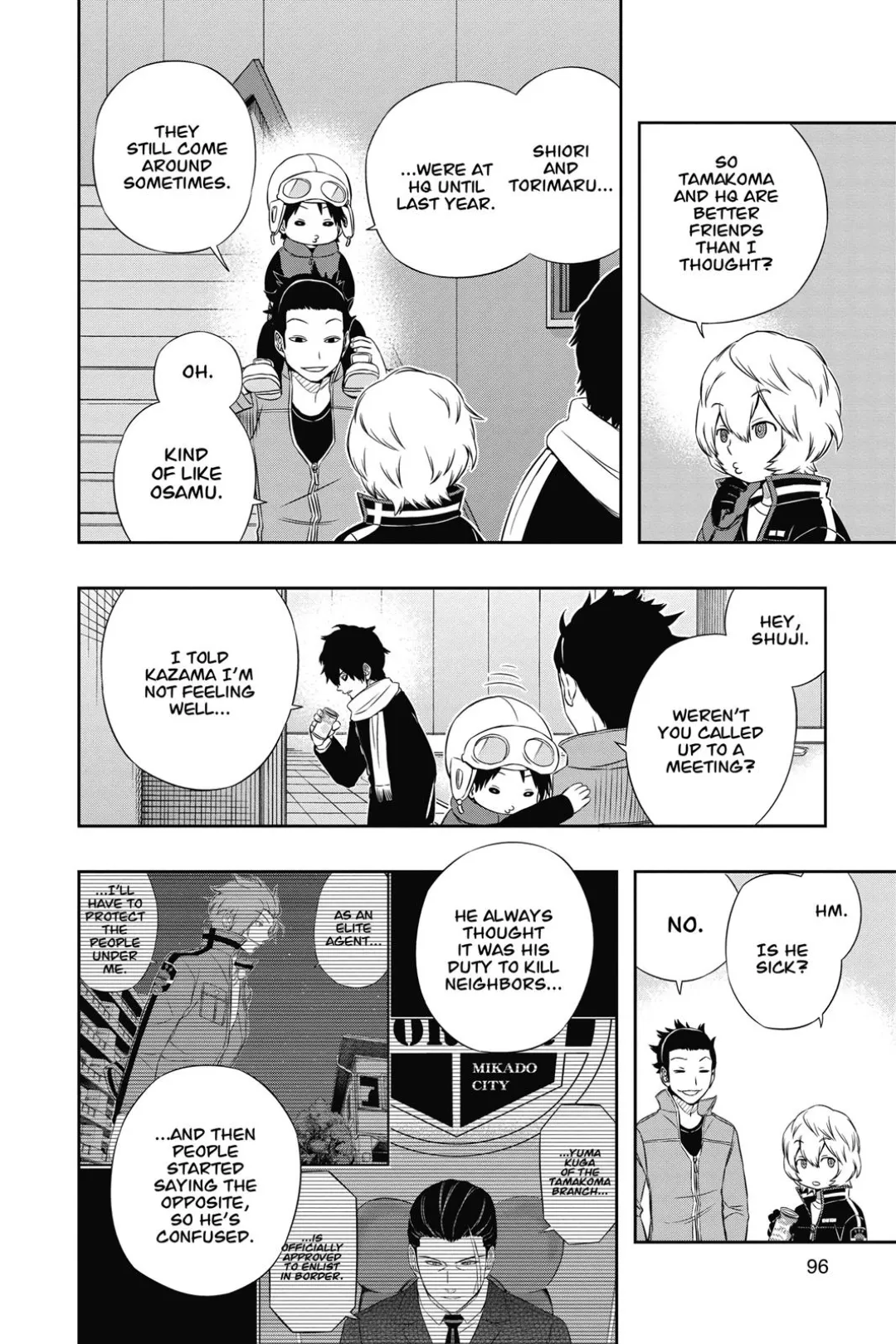 World Trigger color chapter 39 page 8