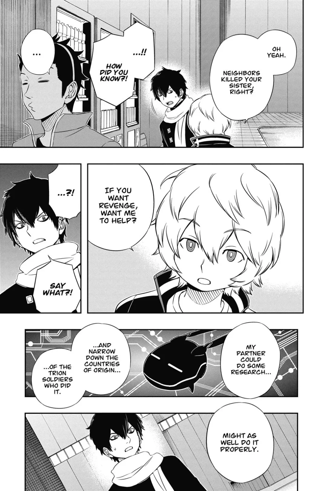 World Trigger color chapter 39 page 9