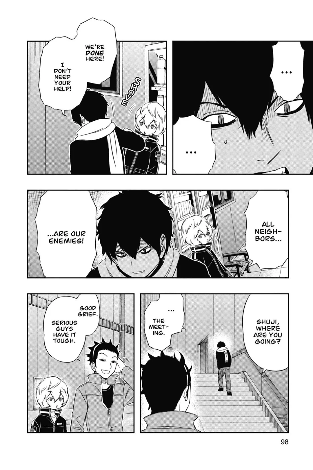 World Trigger color chapter 39 page 10