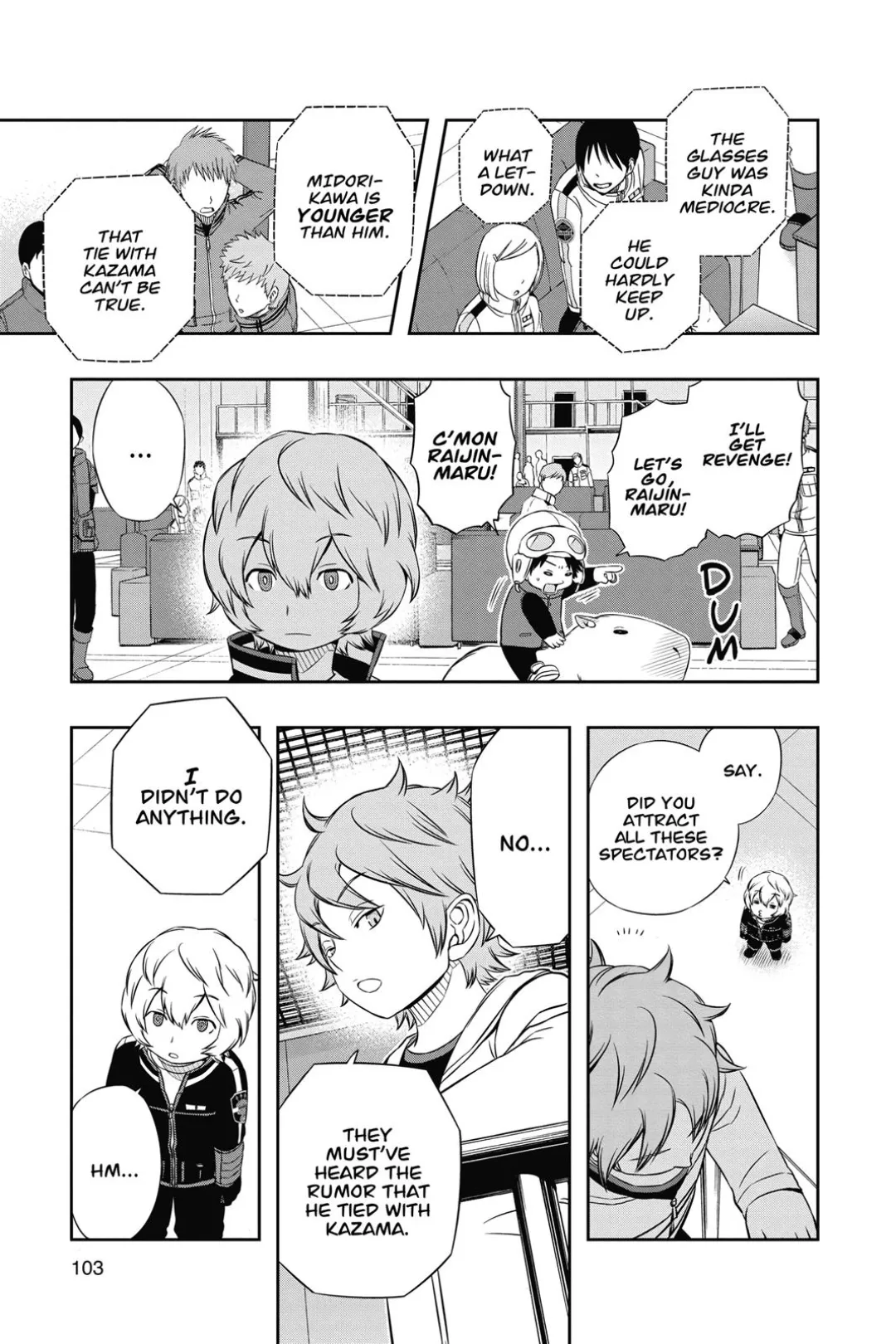 World Trigger color chapter 39 page 15