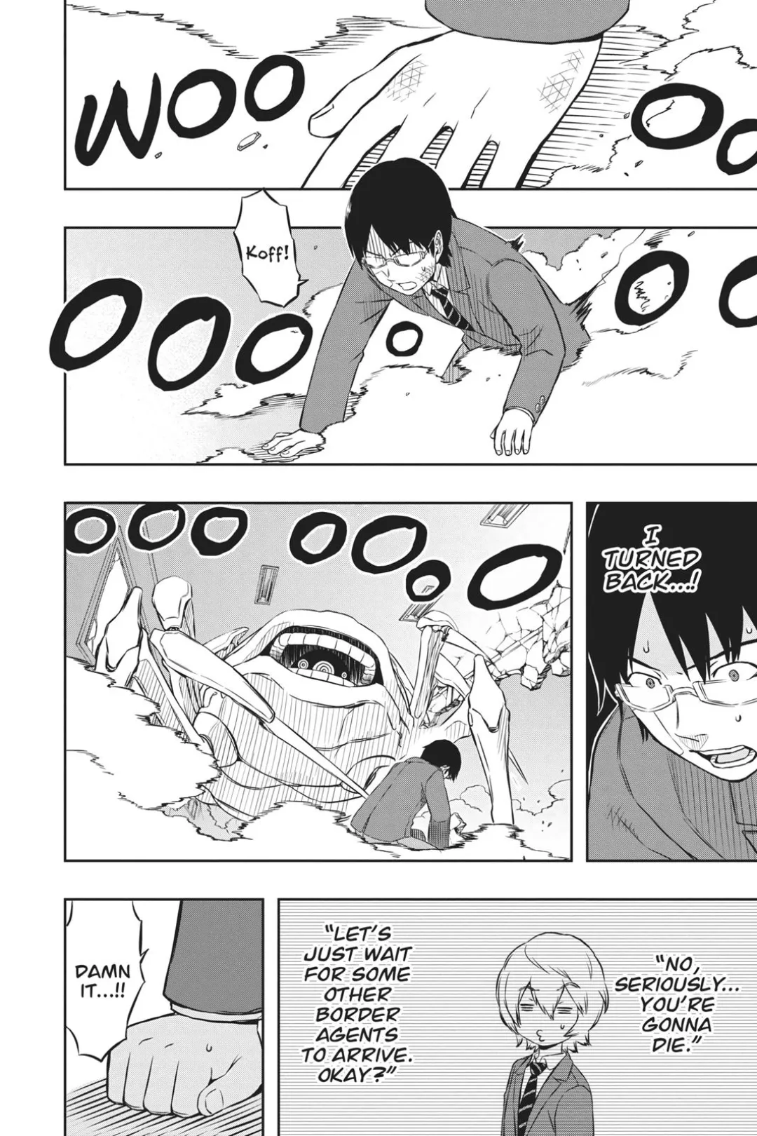 World Trigger color chapter 4 page 15