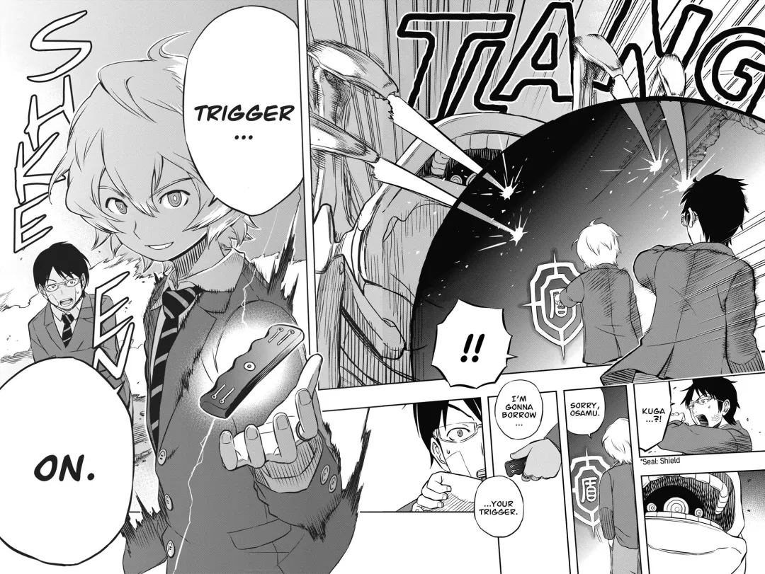 World Trigger color chapter 4 page 17