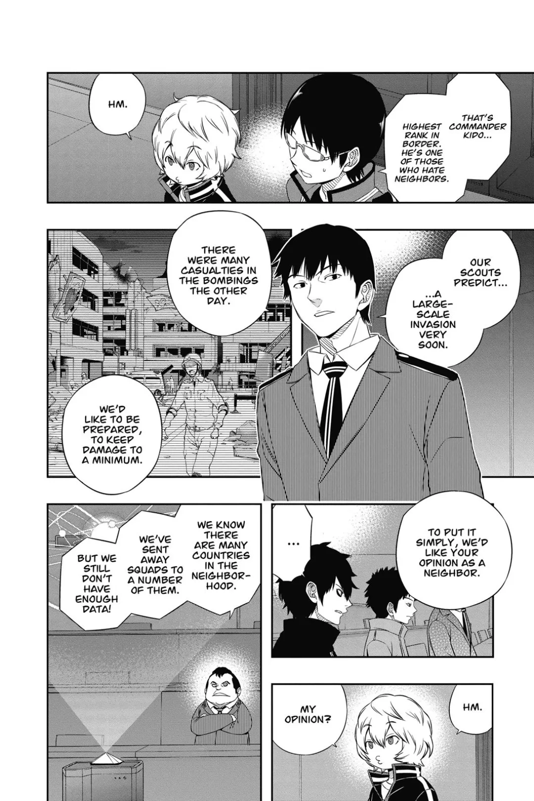 World Trigger color chapter 41 page 14