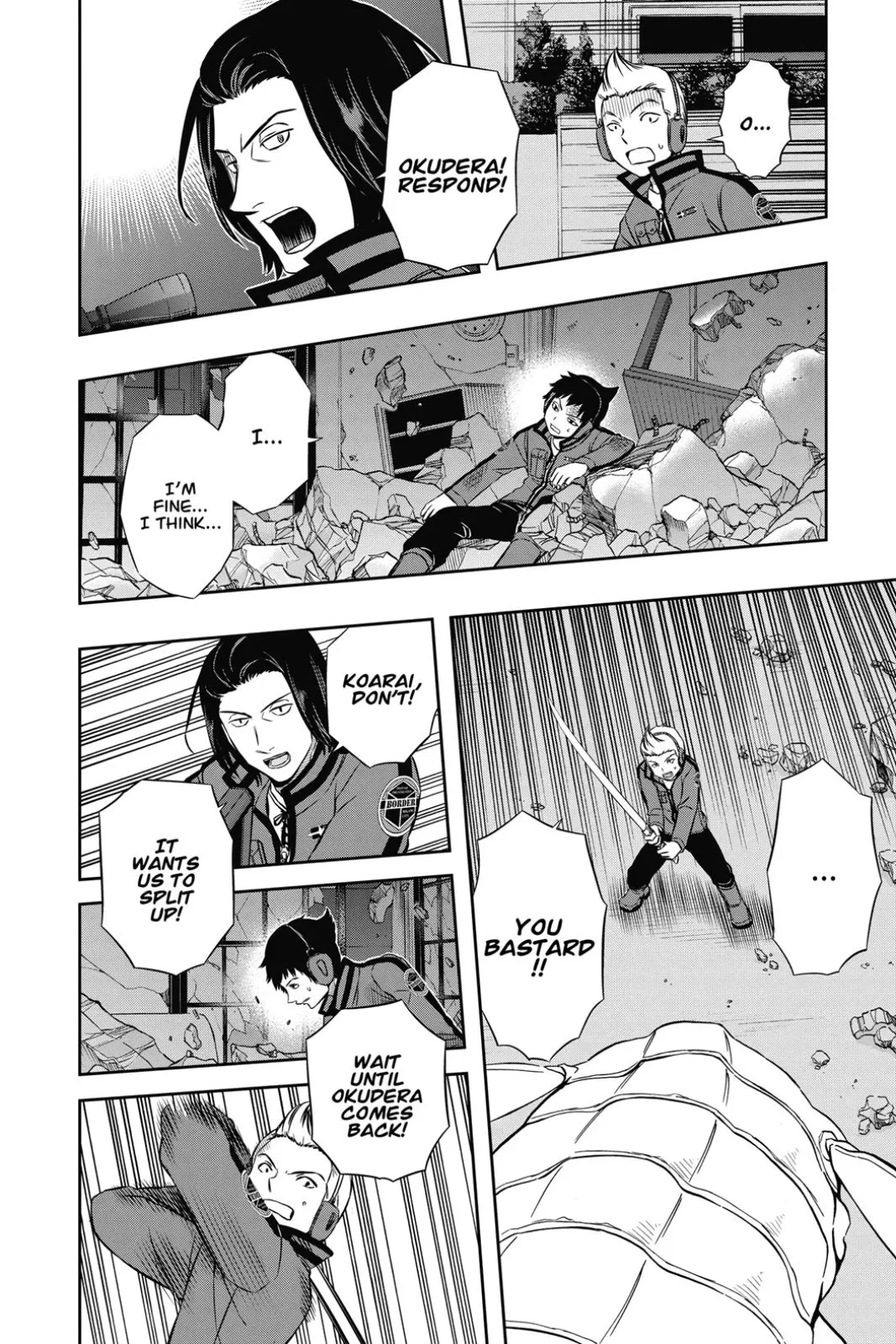 World Trigger color chapter 45 page 5