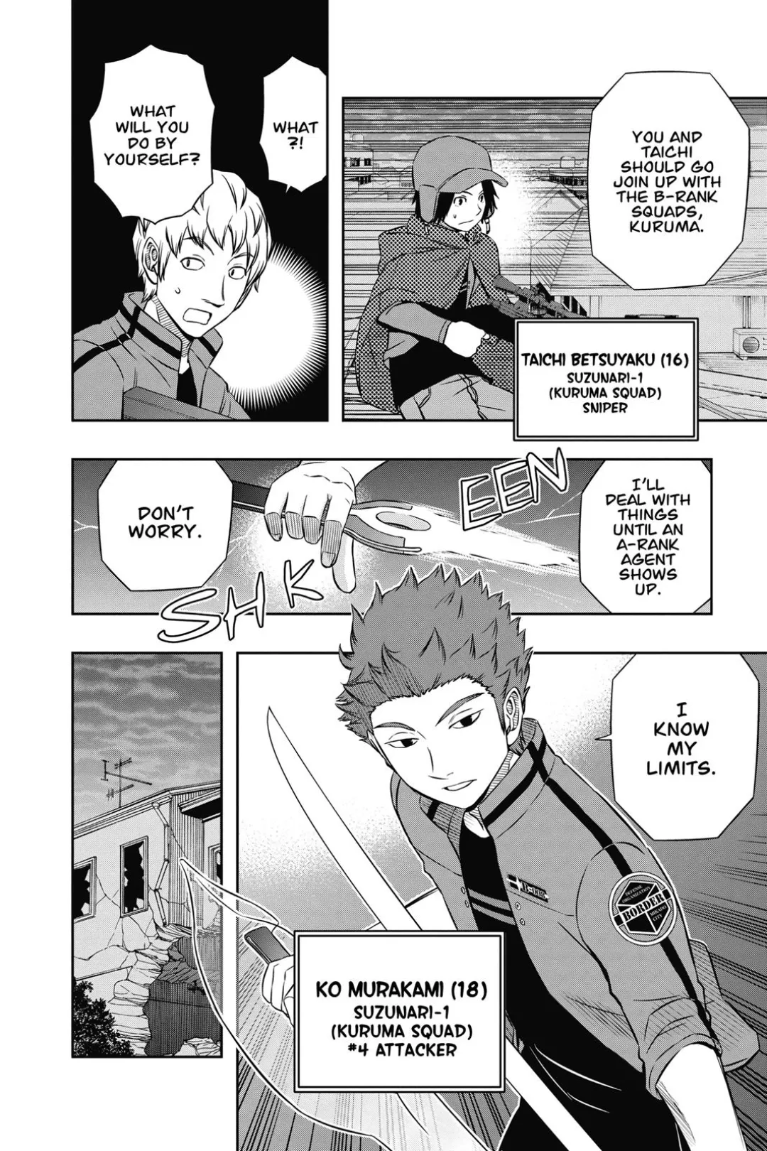 World Trigger color chapter 49 page 4