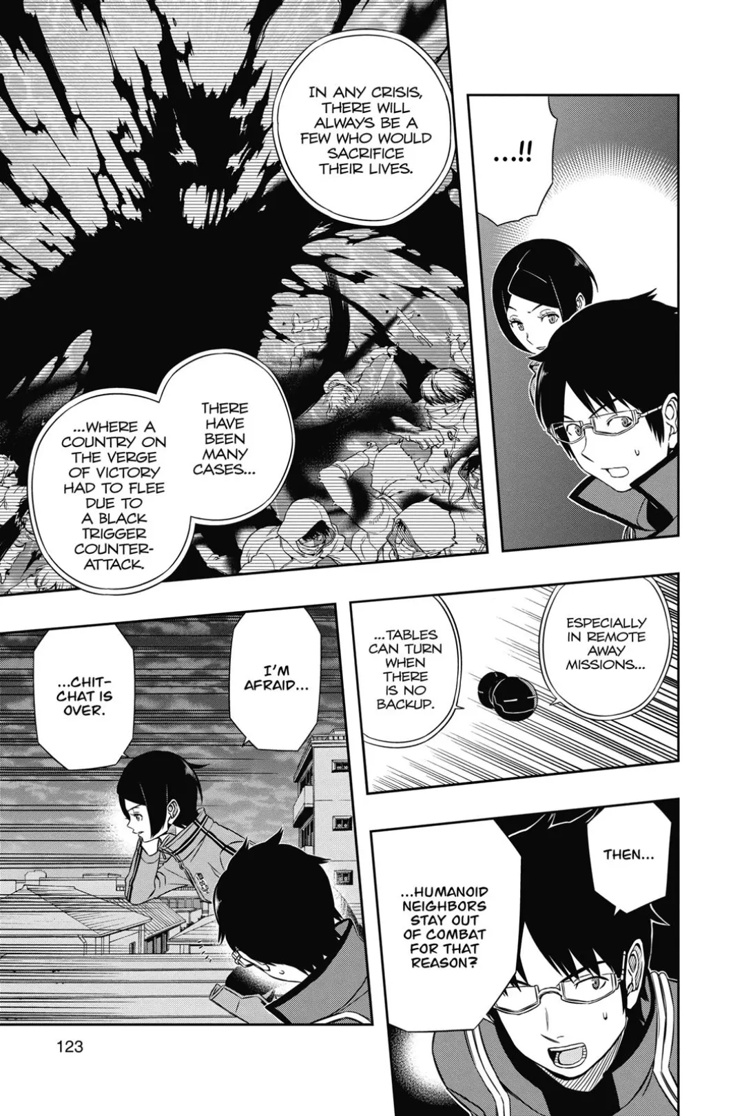 World Trigger color chapter 49 page 14