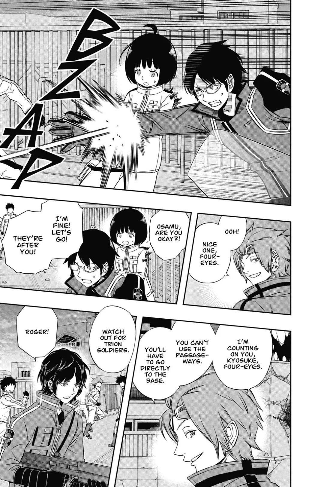 World Trigger color chapter 64 page 5