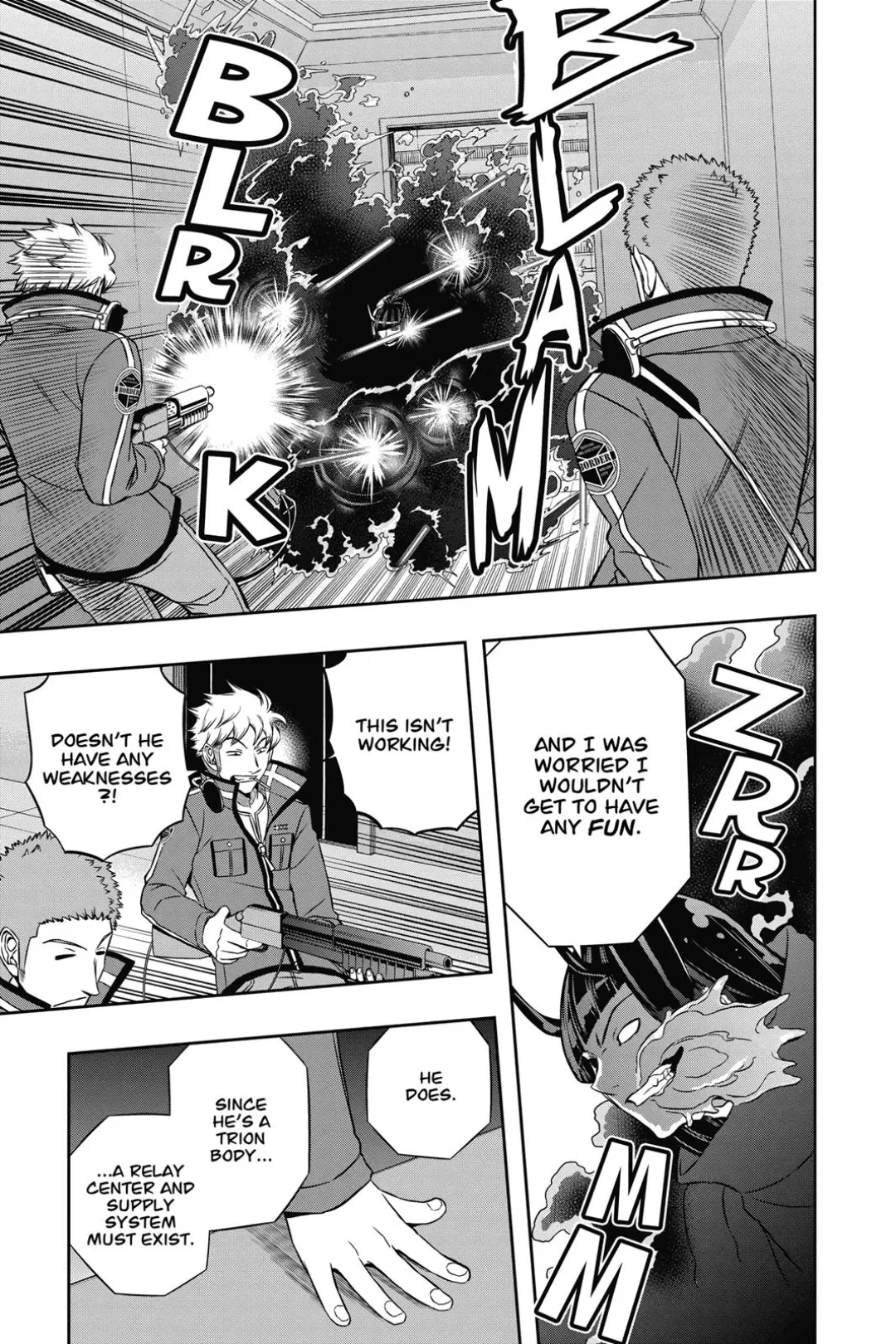 World Trigger color chapter 65 page 14